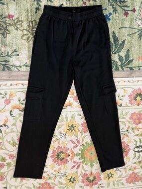 Cougar Sport Men’s Black Cargo Sweatpants Joggers Size Medium Like New